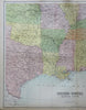 Southern United States Georgia Alabama Virginia Louisiana 1876 A. & C. Black map