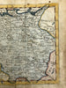Holy Roman Empire Germany Austria Switzerland Spanish Netherlands 1730 map