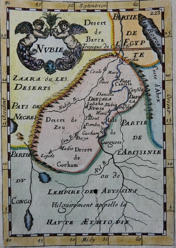 map of egypt and nubia