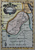 Nubia East Africa Nile River Egypt Abyssinia 1683 Mallet miniature map