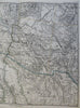 Southwestern U.S. California Arizona Baja Peninsula 1875 Petermann detailed map