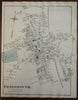 Foxborough Massachusetts 1876 Norfolk Mass. detailed city plan