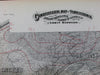Pennsylvania climatological map Climate yearly temperature rainfall 1872 old map