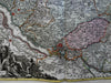 Duchy of Holstein Germany Holy Roman Empire c. 1750 Homann decorative folio map