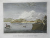 Porto Ferrajo Isle of Elba Harbor View Soldiers Fortifications 1844 Walker print