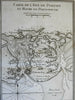 Isle of Portsea England British Isles Portsmouth 1760 Bellin map
