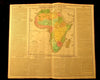 Africa Mts. of the Moon Aspin 1820 M. Carey large antique map old hand color