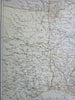 United States large 2 sheet map 1882 Blackie scarce detailed wall size map
