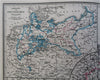 Prussia & Posen Kingdom of Prussia Berlin Brandenburg 1875 Vogel detailed map