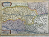 Lyon Vienne Kingdom of France 1638 Mercator miniature map