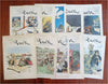 Puck covers Political Cartoons Keppler art 1891- 1911 Lot x 10 old color prints