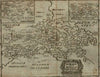 Achaia Greece Hellas Corinthia Athens 1694 Mosting scarce engraved map