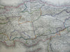 Ancient Anatolia Asia Minor Bithynia Pontus 1842 Lapie large historical map