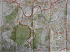 London & Suburbs England United Kingdom 1910-20 Bacon color lithographed plan