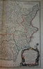 Spain Grenada Castille Andalusia 1751 Vaugondy decorative antique map