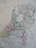 Holland Netherlands Amsterdam Rotterdam Utrecht Guelders c. 1856-72 Weller map