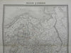 Russian Empire in Europe Poland Finland Crimea 1850 Tardieu large engraved map