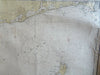 Block Island Sound & Approaches Rhode Island 1920 huge navigational chart