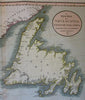 Nova Scotia Newfoundland Gulf St Laurence 1811 John Cary lovely large old map