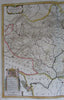 Aragon Spain Hondius 1639 H. HOndius old map