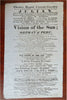 Theatre Royal London 1823 Macready Grimaldi Grieve Orphan of Peru play Broadside