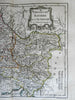 Holy Roman Empire Hapsburg Austria Bavaria Vienna 1780 Vaugondy engraved map