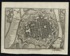 Mannheim Germany city plan 1800 Stockdale detailed attractive scarce map