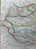 China Japan Korea Grand Tibet Bucharia Mongolia 1836 Brue large folio old map