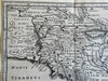 Italy Latium Roman Empire Rome 1661 Jansson miniature map