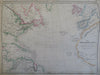 United States Pre-Civil War California New York 1860 Blackie three sheet map