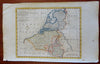 Seven United Provinces Dutch Republic Austrian Netherlands 1755 Bowen map