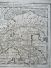 Cisalpine Gaul Northern Italy Roman Empire Ancient World c. 1795 Delisle map