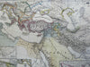 World of Islam 945-1055 Spain Egypt Bujiden Khalifa c. 1875 Spruner history map