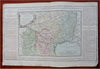 Southern France Riviera Languedoc Gascony 1766 Brion Desnos decorative map