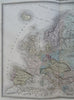 Europe Iberia France Germany British Isles Ottoman Empire 1861 Tardieu map