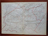 Newton Brookline Boston Massachusetts City Plan 1891 Walker folio map