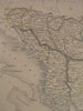 Tallis- Balkans Turkey in Europe 1850's fine old vintage antique map