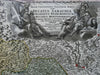 Northern Italy Savoy Piedmont Montferrat Nice Italia c. 1750 Homann map