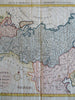 Russian Empire Moscow St. Petersburg Asia Siberia Kamchatka Korea 1777 Bowen map