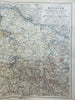 Hannover Brunswick Oldenburg Kingdom of Prussia Germany 1873 Ravenstein map