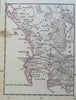 South Africa Cape Colony Table Bay False Bay Cape Town 1848 Stieler engraved map