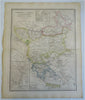 Ottoman Empire Bosnia Albania Serbia Greece 1876 Otterloo scarce large Dutch map