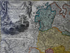 Westphalian Circle Holy Roman Empire Bonn Cologne c.1740 Homann decorative map