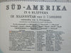 South America Lot of 7 maps wall size 1897 Stieler detailed map