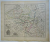 Low Countries Belgium Luxembourg Flanders 1876 Otterloo scarce large Dutch map