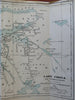 Lake Kyoga Uganda African Great Lakes Region 1899 Kirkpatrick small folding map