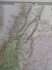 Holy Land Palestine Israel Sinai Jerusalem 1862 Andriveau-Goujon large map