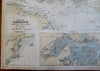 Southeast England Ports Plymouth Southampton Exmouth c. 1855-60 Fullarton map