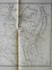 Isothermal Chart United States Atlantic Pacific Oceans c. 1856 old antique map