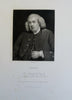 Samuel Johnson English Writer c. 1850's fine India Proof engraved portrait